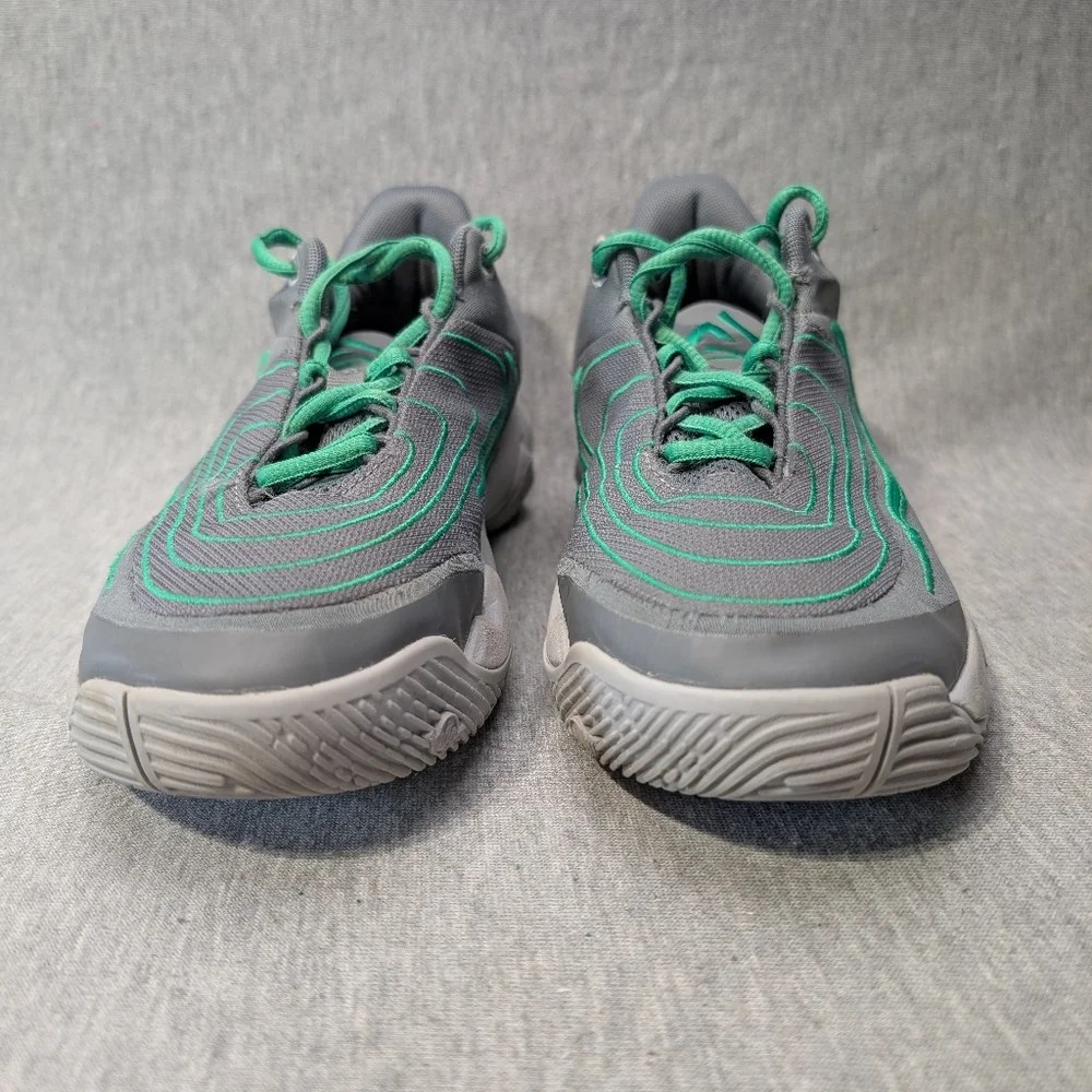 Nike Giannis Immortality 4 Sneakers Youth 6Y Gray Green Basketball Shoes - Picture 3 of 12